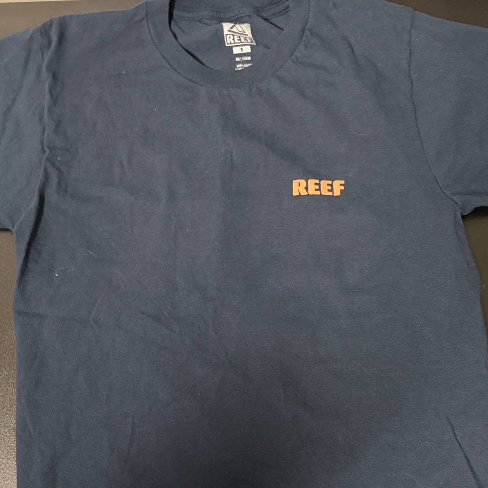 Reef Navy Blue Short Sleeve Tee